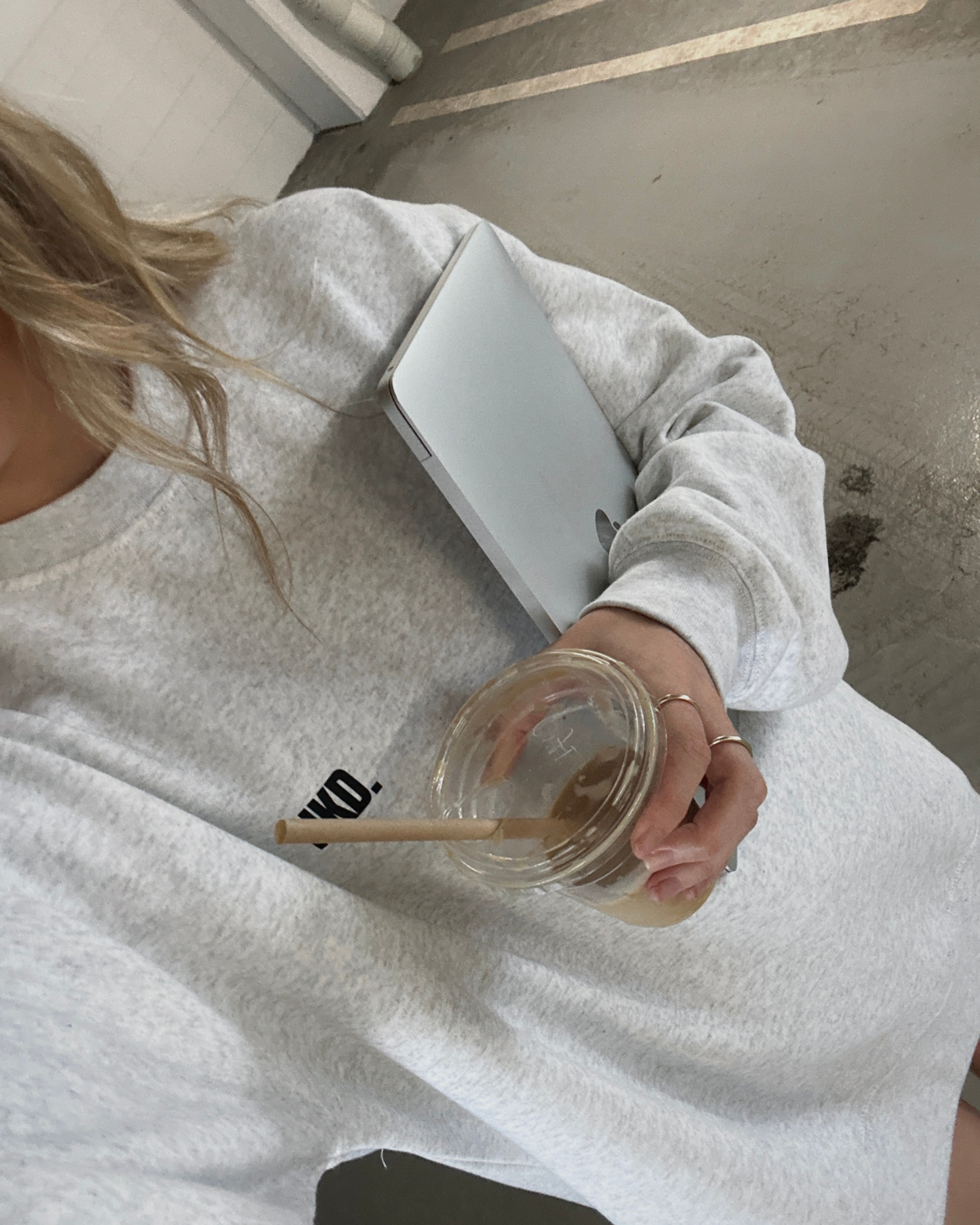 SAMPLE SALE | i wanna see u nkd crew - grey marle