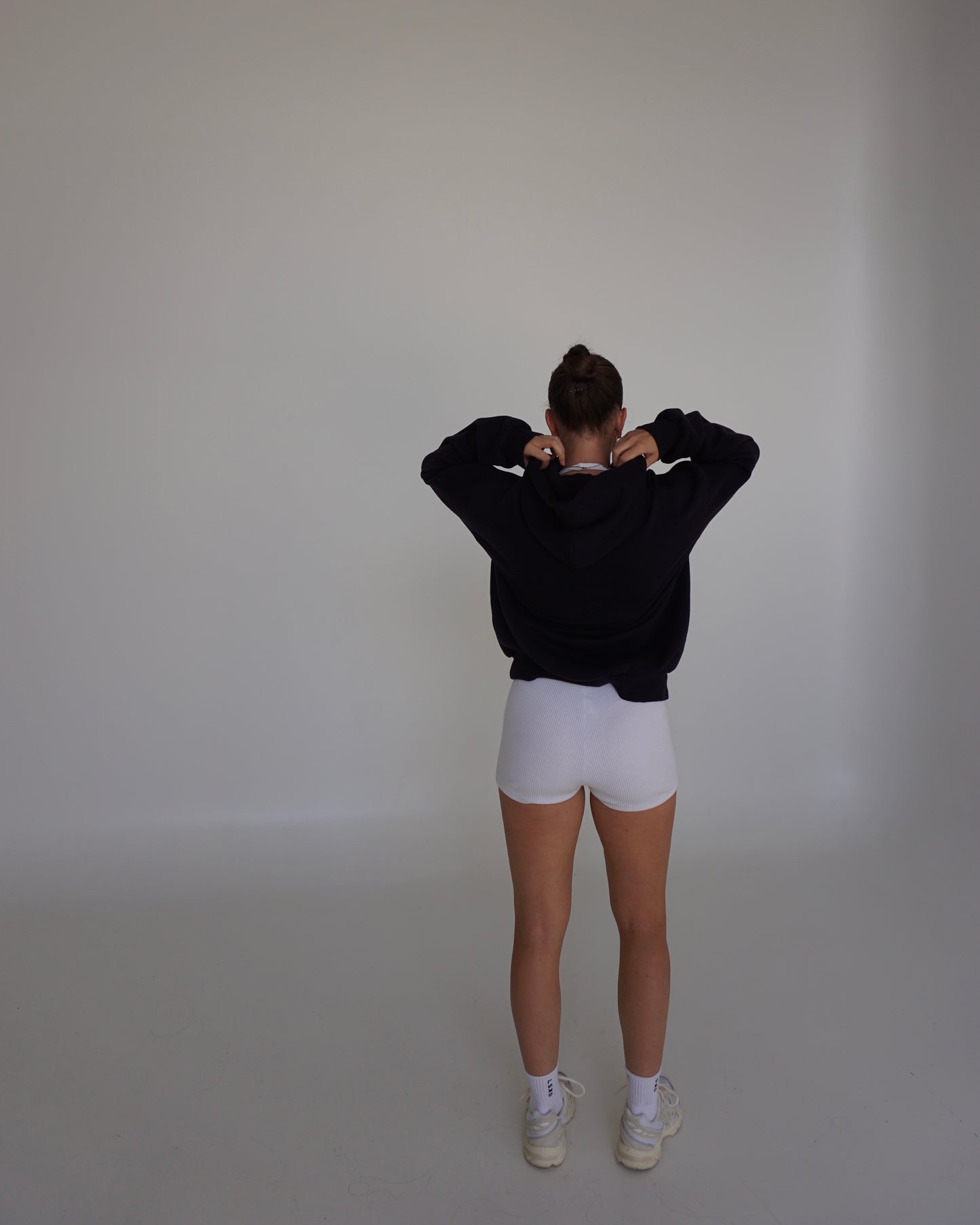 box hoodie - dark navy