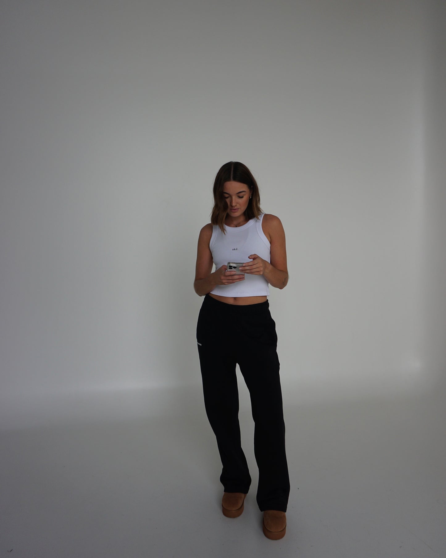 staple tank - white