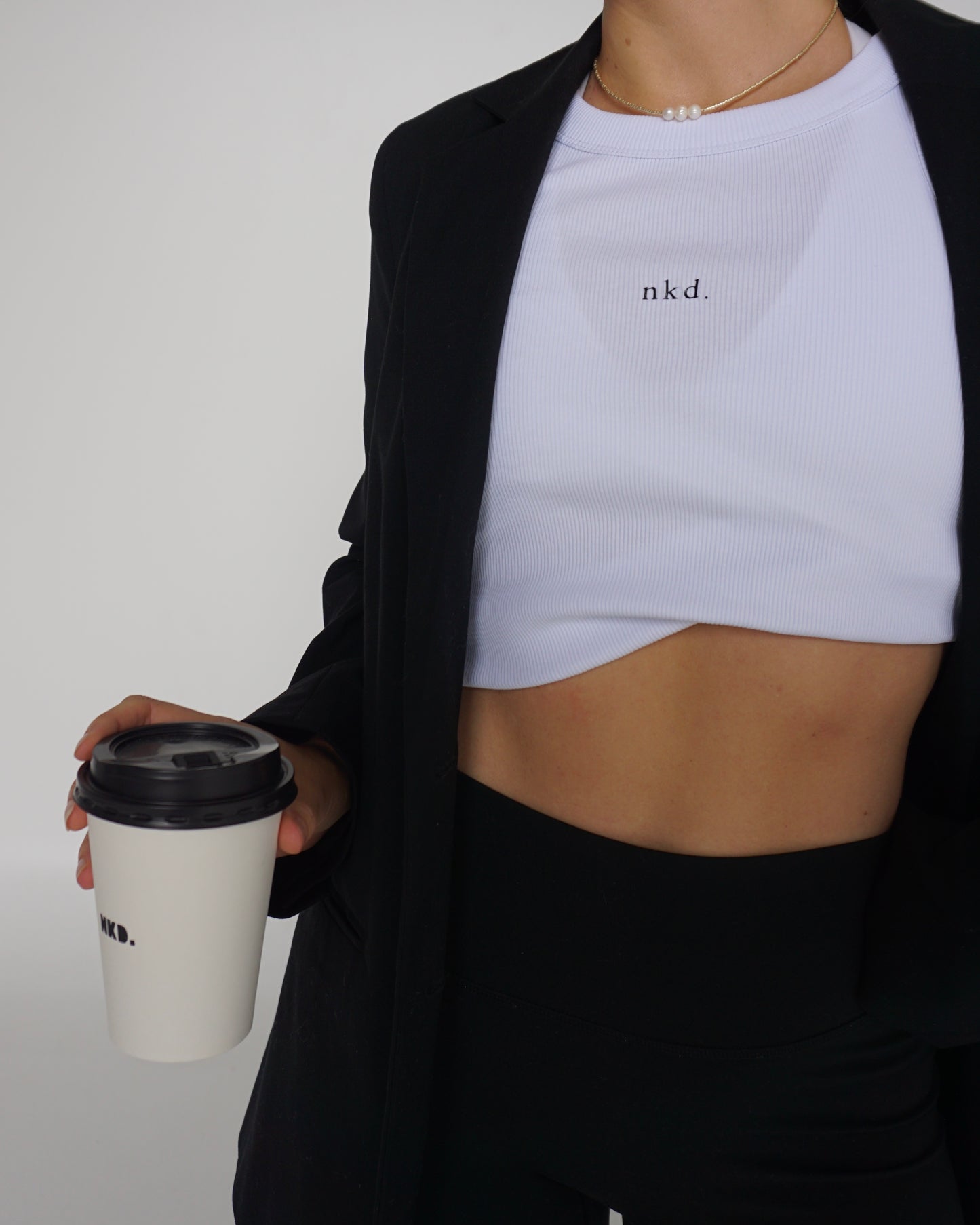 staple tank - white