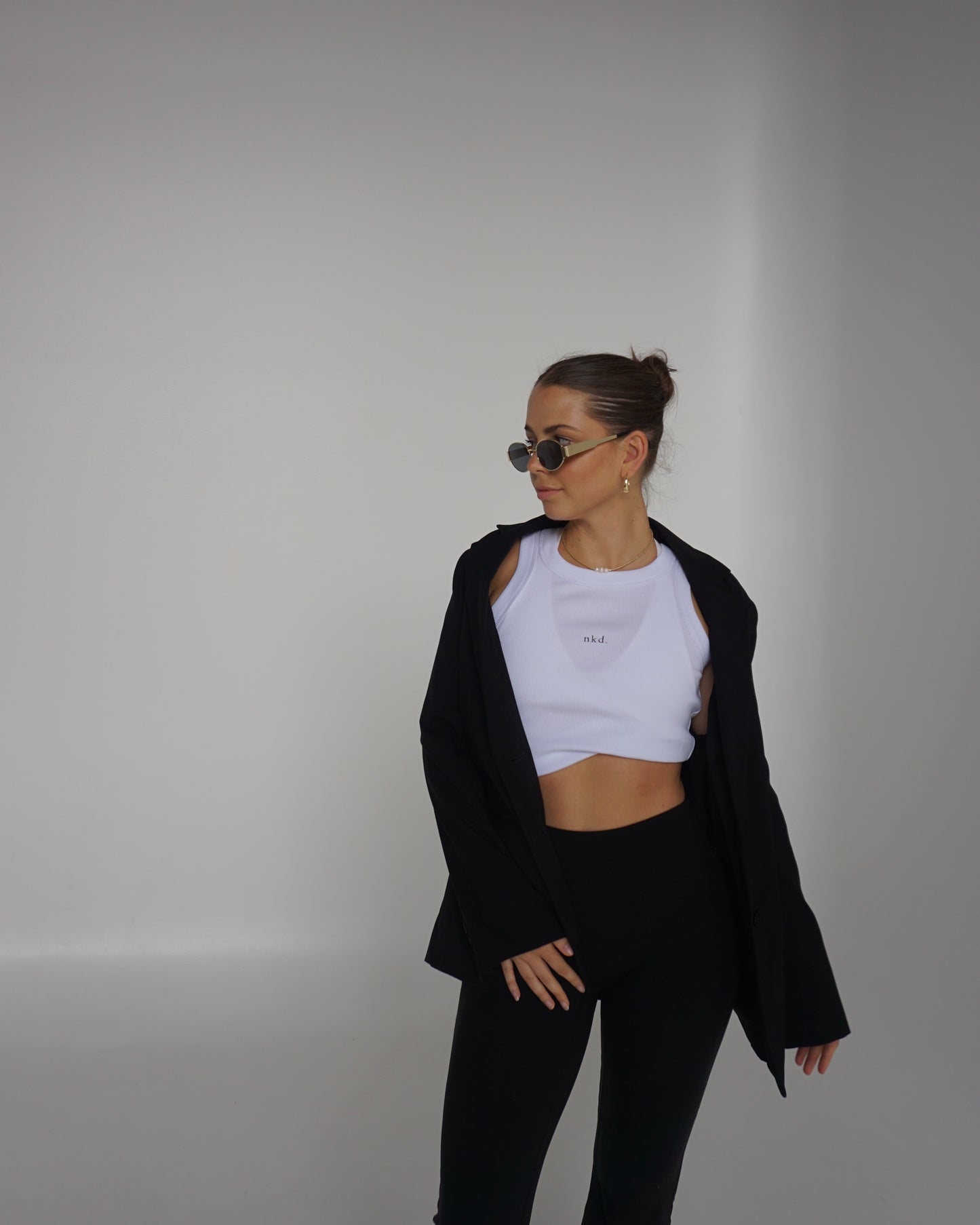 staple tank - white